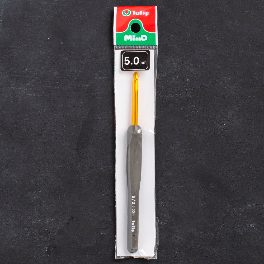 Tulip Etimo 5 mm 14 cm Kahverengi Yumuşak Saplı Yün Tığ - T15-800e